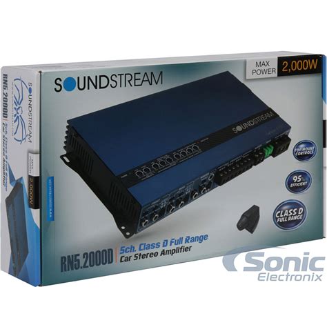 soundstream 5 chanel 2000 watts|RN5.2000D Amplifier – Soundstream Technologies.